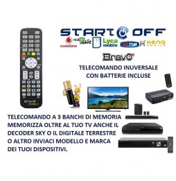 TELECOMANDO UNIVERSALE PER TUTTI TECNO 3