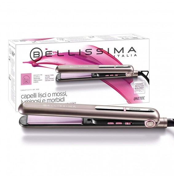 Piastra Capelli lisci onde ceramica Max 230 °C Imetec Bellissima B9 300 11144