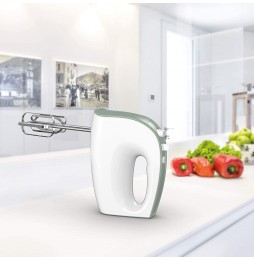 Sbattitore elettrico Imetec Mixer 500 Watt Bianco e Verde 7485 Crea&Crema