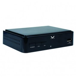 New Majestic DEC-664HD Decoder Digitale Terrestre DVB-T2 Scart HDMI Nero