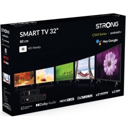 Strong TV Smart 32 pollici Android HD doppio telecomando wifi DVB-T2 S2 C Funzione Hotel