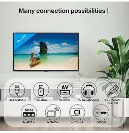 Strong TV Smart 32 pollici Android HD doppio telecomando wifi DVB-T2 S2 C Funzione Hotel