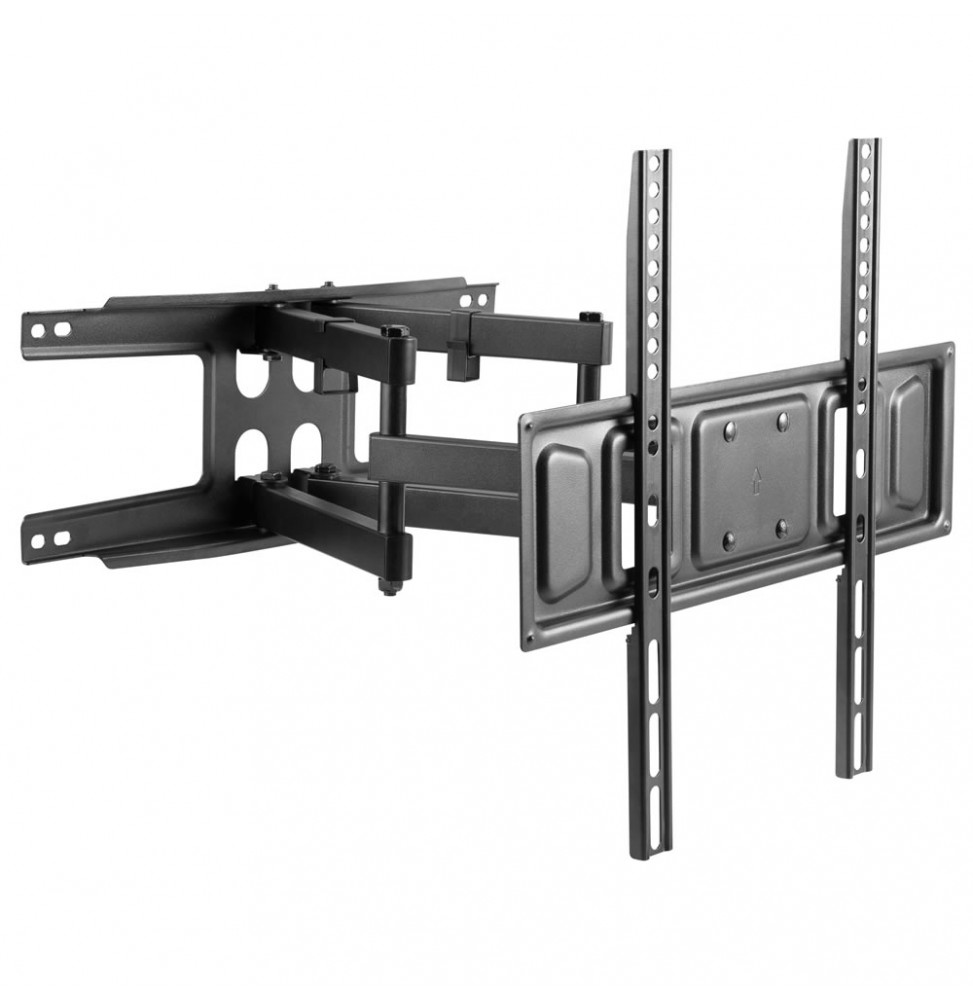 Bravo Staffa TV Orientabile 75" VESA 40x40 2 Bracci Carico 40Kg Nero