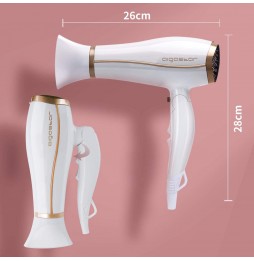 Aigostar Asciugacapelli Ionico Professionale 2200W 3 Temp 2 Vel Diffusore