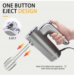 Aigostar Sbattitore Elettrico 400W | 5 Velocità + Turbo | Doppio Set Fruste