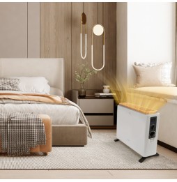 Aigostar Rylee stufa Termoconvettore elettrico 3 livelli calore regolabili funzione antigelo 2000W