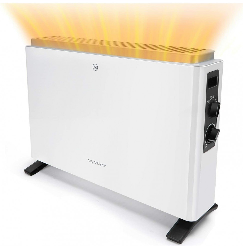 Aigostar Rylee stufa Termoconvettore elettrico 3 livelli calore regolabili funzione antigelo 2000W