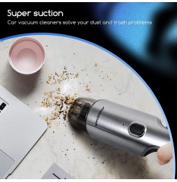 Aigostar Harolds Aspirapolvere portatile per auto con ricaricabile USB e filtro HEPA