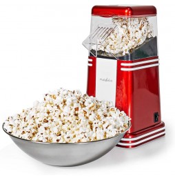 Nedis Macchina PopCorn Party Time Rosso ad aria...
