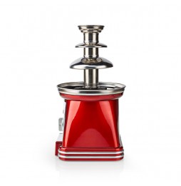 Nedis Fontana Di Cioccolato Party 90w 3 Livelli Lavabile Acciaio Inox Rossa