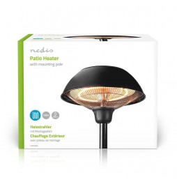 Nedis Lampada Riscaldante Stufa Infrarossi Esterno Fungo Terrazza 1500 Watt
