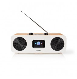 Nedis Radio WEB FM DAB+ Stereo Hi Fi Bluetooth Mp3 Meteo App scaricabile RDIN2500WT