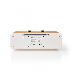 Nedis Radio WEB FM DAB+ Stereo Hi Fi Bluetooth Mp3 Meteo App scaricabile RDIN2500WT