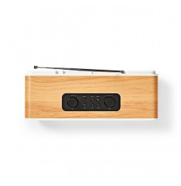 Nedis Radio WEB FM DAB+ Stereo Hi Fi Bluetooth Mp3 Meteo App scaricabile RDIN2500WT