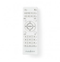 Nedis Radio WEB FM DAB+ Stereo Hi Fi Bluetooth Mp3 Meteo App scaricabile RDIN2500WT