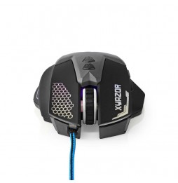 Nedis Mouse Gaming Cablato 7 Tasti LED Ottico 2400 DPI Nero 1.5M