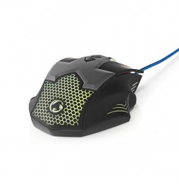 Nedis Mouse Gaming Cablato 7 Tasti LED Ottico 2400 DPI Nero 1.5M
