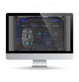 Nedis Mouse Gaming Cablato 8 Tasti Programmabili LED 4000 DPI Nero
