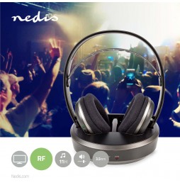 Nedis Cuffie wifii senza fili per Tv pc e radio Padiglione Aperto autonomia 11 ore