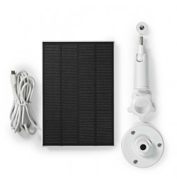 Nedis Telecamera Smart IP videosorveglianza WIFII Solare IP65 Visione Notturna e Sensore di Movimento