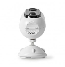Nedis Telecamera Smart IP videosorveglianza WIFII Solare IP65 Visione Notturna e Sensore di Movimento