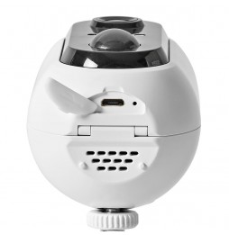 Nedis Telecamera Smart IP videosorveglianza WIFII Solare IP65 Visione Notturna e Sensore di Movimento