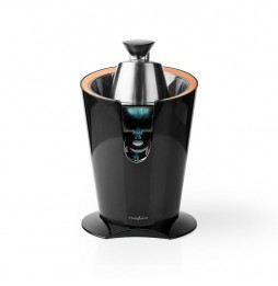 Nedis Spremiagrumi Elettrico a Leva 160W Nero Opaco 2 Coni Funzione Antigoccia