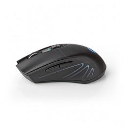Nedis Mouse Gaming Wireless e Cablato RGB 7 Tasti 10000 DPI Ricaricabile