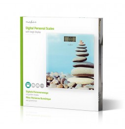 Nedis Bilancia Digitale Pesapersone di designe Vetro temperato 150 kg