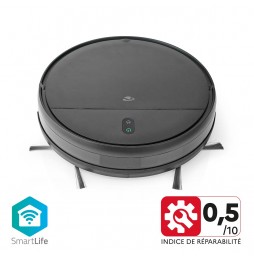 Nedis Aspirapolvere robot Smart wifii 3 in 1 aspira spazza lava google e alexa