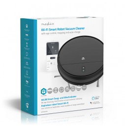 Nedis Aspirapolvere robot Smart wifii 3 in 1 aspira spazza lava google e alexa