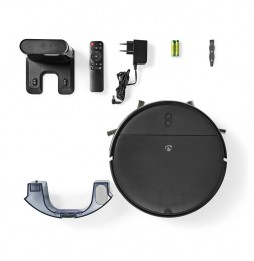 Nedis Aspirapolvere robot Smart wifii 3 in 1 aspira spazza lava google e alexa