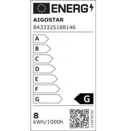 Aigostar Lampada Scrivania LED 8W Dimmer 5 CCT Ricarica Wireless USB Touch