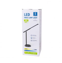 Aigostar Lampada Scrivania LED 8W Dimmer 5 CCT Pieghevole USB Touch