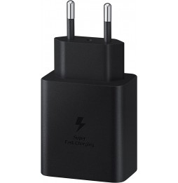 Samsung Ep-Ta800X Caricabatterie Super Fast Charging 25W, Porta USB-C con Cavo Nero
