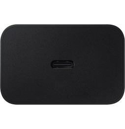 Samsung Ep-Ta800X Caricabatterie Super Fast Charging 25W, Porta USB-C con Cavo Nero