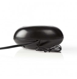 Nedis Radio Sveglia Digitale con display a led 2 allarmi funzione snooze AUX AM FM