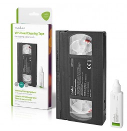Nedis Nastro Pulisci Testine VHS Kit Pulizia 20...