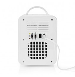 Nedis Mini frigo frigorifero portatile 4 Litri Bianco Camper Casa Barca 220 e 12 volt