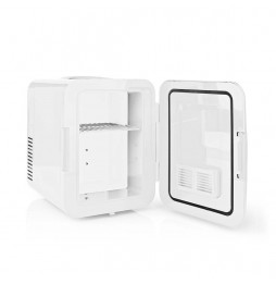 Nedis Mini frigo frigorifero portatile 4 Litri Bianco Camper Casa Barca 220 e 12 volt