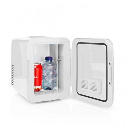 Nedis Mini frigo frigorifero portatile 4 Litri Bianco Camper Casa Barca 220 e 12 volt