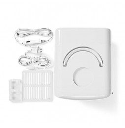 Nedis Mini frigo frigorifero portatile 4 Litri Bianco Camper Casa Barca 220 e 12 volt