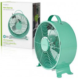 Nedis Ventilatore Vintage da Tavolo 2 Velocità...