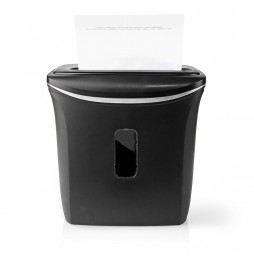 Nedis Distruggi Documenti A4 e Carte di credito Ufficio fino a 6 fogli 12 Litri 300W
