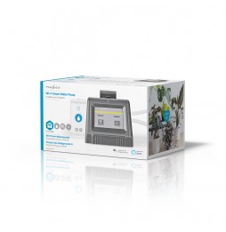 Nedis Pompa acqua Smart Irrigazione automatica Wi-Fi A batteria ricarica USB IPX3 0.3 bar