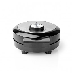 Nedis Macchina Waffle Maker Party Piastra 19cm Antiaderente Cuore 1000W KAWP100BK