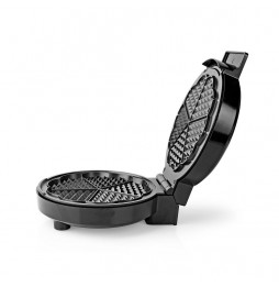 Nedis Macchina Waffle Maker Party Piastra 19cm Antiaderente Cuore 1000W KAWP100BK