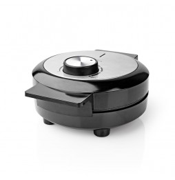 Nedis Macchina Waffle Maker Party Piastra 19cm Antiaderente Cuore 1000W KAWP100BK