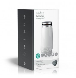 NEDIS Purificatore d'Aria CADR 130 m³/h 99,99% di particelle di polvere sporco odori 20 mq