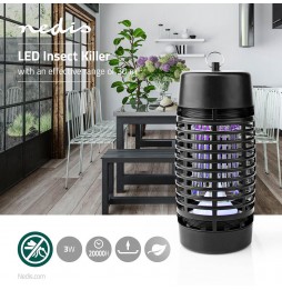 Nedis Trappola Per Zanzare Fulmina Insetti Zanzariera Elettrica Lampada Killer a Luce 30 m²